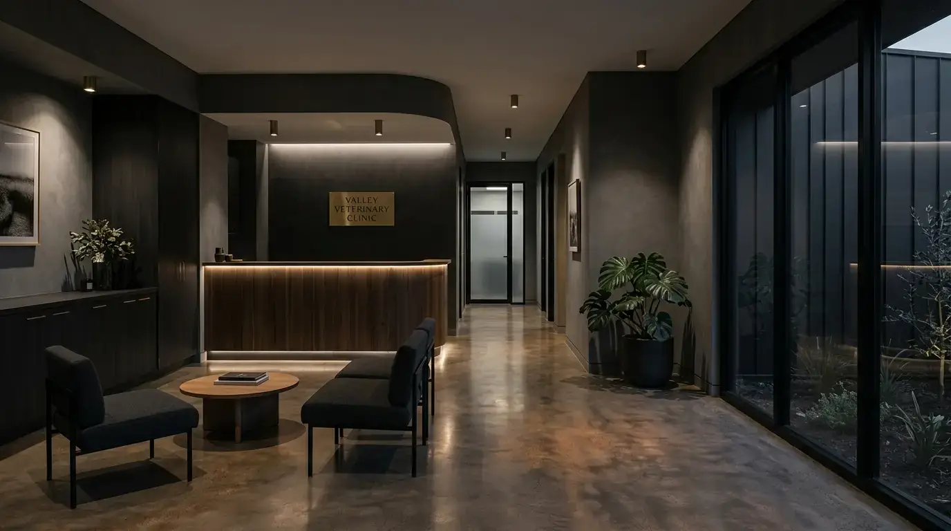 Modern Australian veterinary clinic interior — home loans for veterinarians
